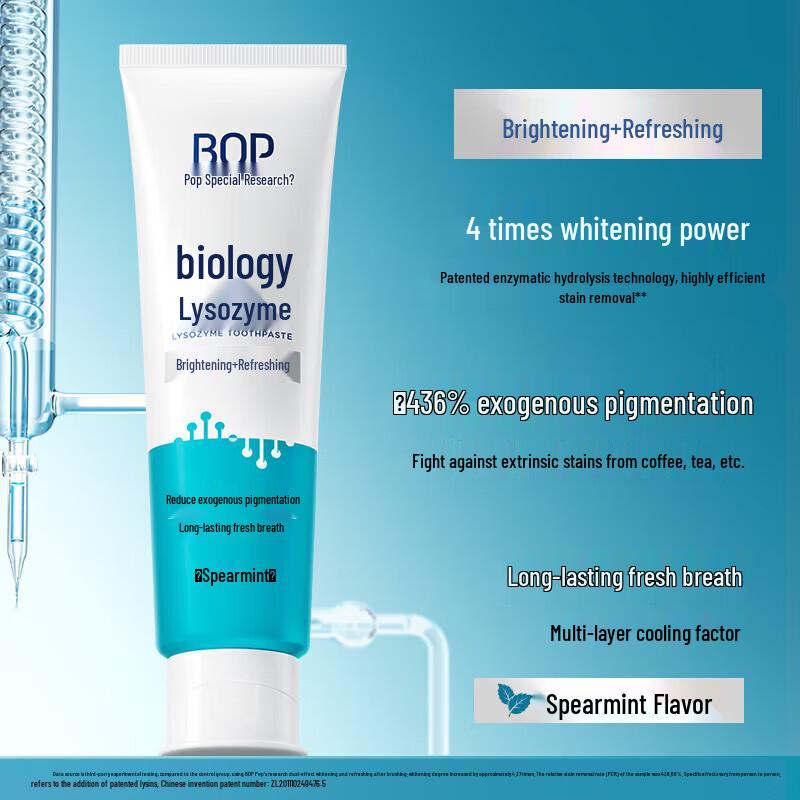 Bop Dual-Effect Brightening Fresh Toothpaste