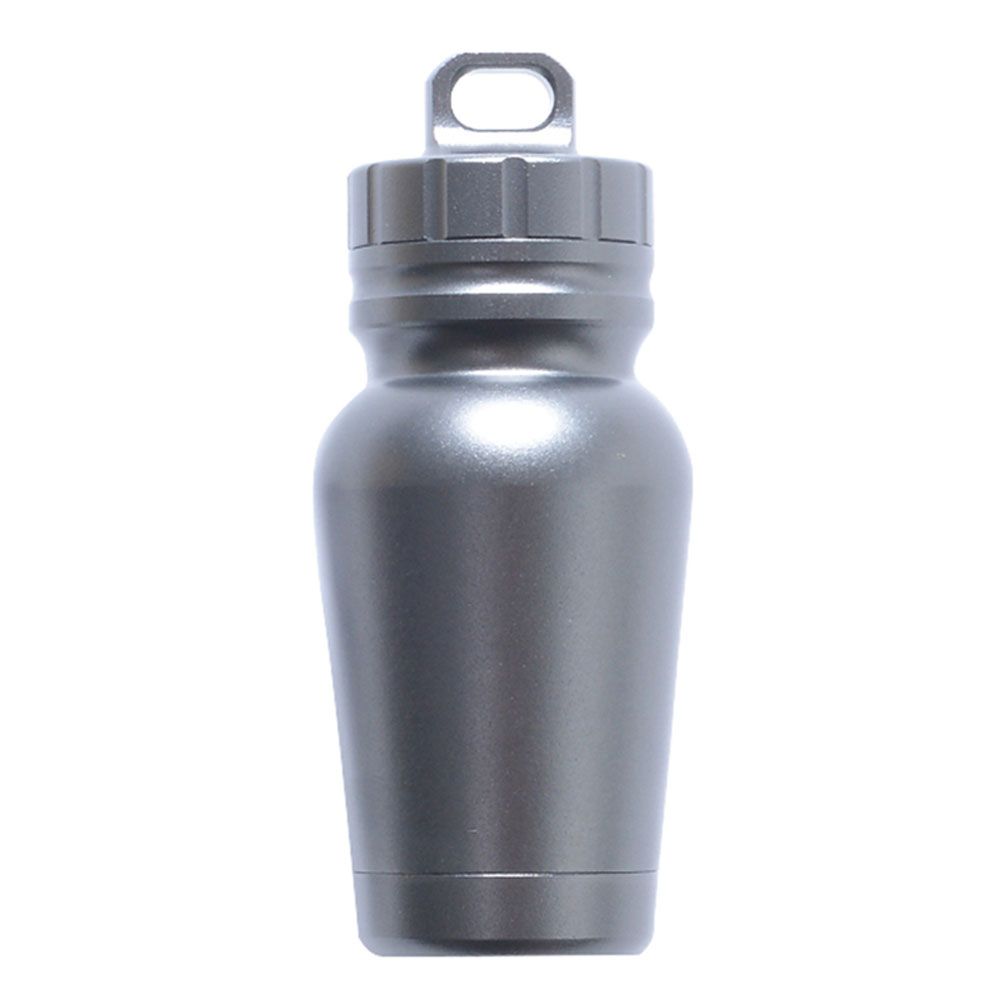 Pill Holder Sealed Aluminum Zinc Zinc Alloy Waterproof Canister Medicine Container Pill Case Capsule Bottle