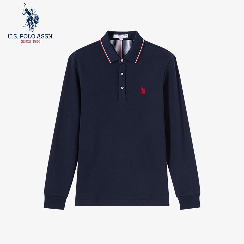U.S. Polo Assn. Мужская рубашка поло с длинным рукавом