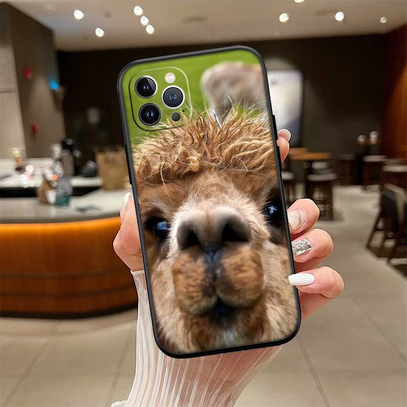 NH5 Alpaca New High-End Shell Phone Case for iPhone SE X XS XR 16E 17 11 Pro Max 8 7 6 6s Plus Air
