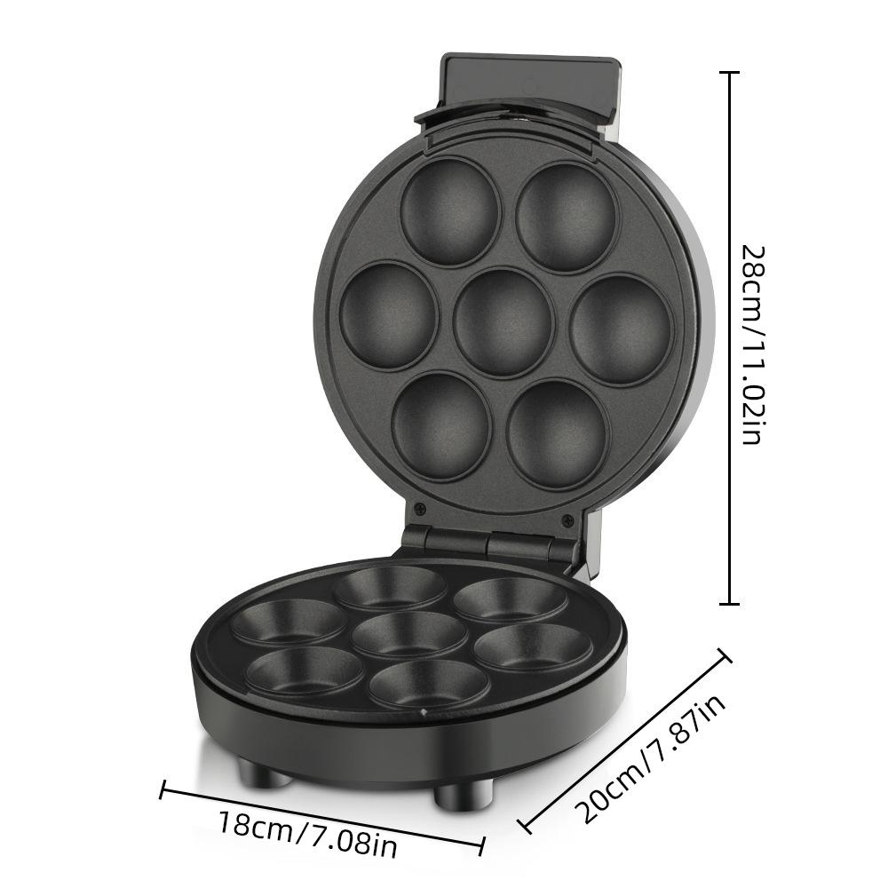 Бытовая машина для приготовления кексов, электрическая машина для приготовления кексов, 1000 Вт, машина для изготовления кексов с антипригарной поверхностью, на 6 чашек
