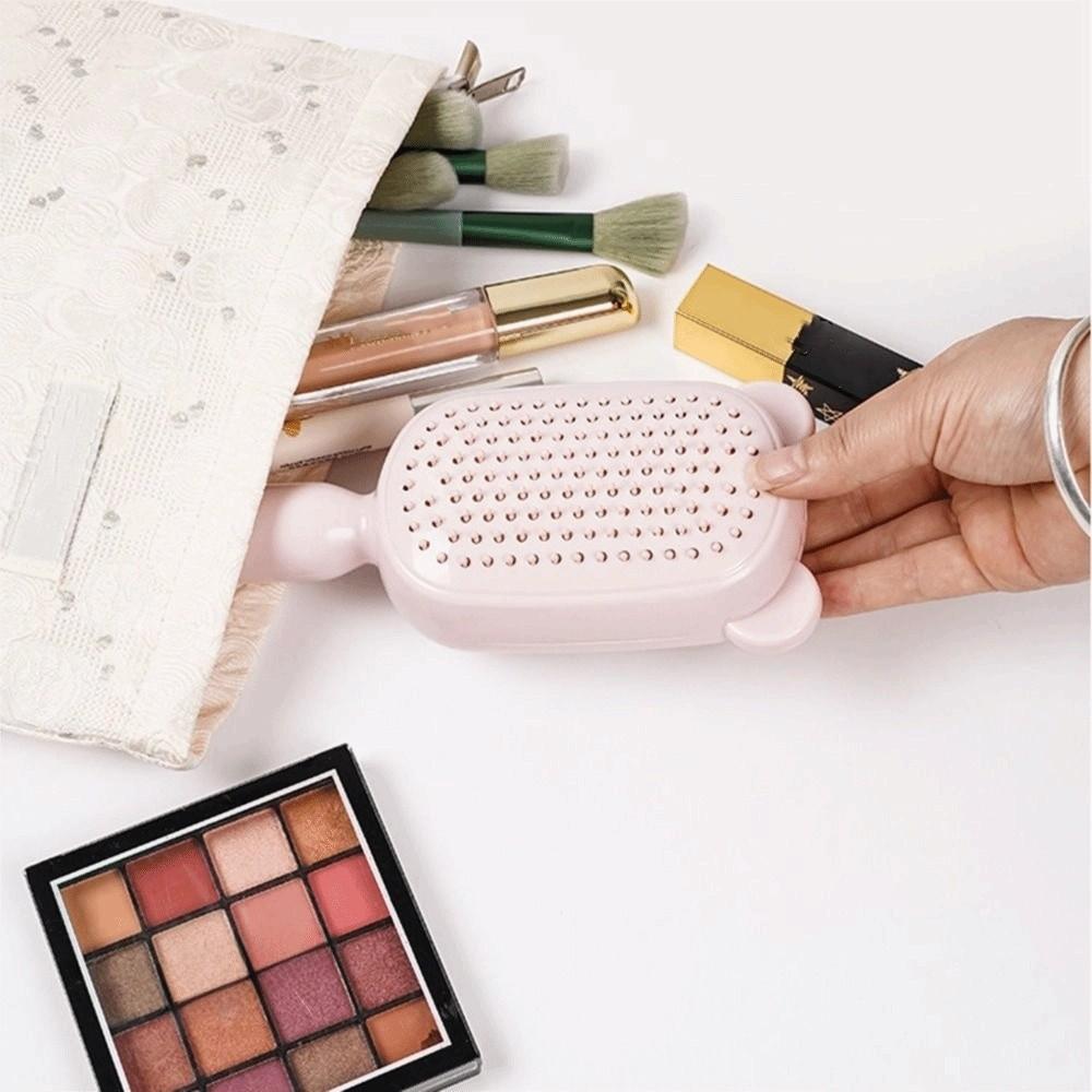Self Cleaning Magic Retractable Comb Hairdressing Hair Comb Hairdressing Hairstyling Tools