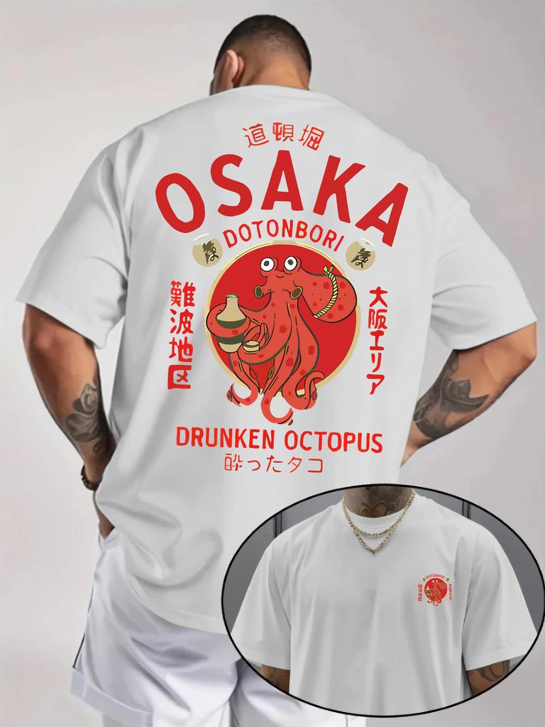Men's & Women's 100% Summer Manga-Style Printed T-Shirt Y2k Short Sleeves Classic Streetwear Trendy Cotton sweatshirt Sports Graphic Retro Fashion
