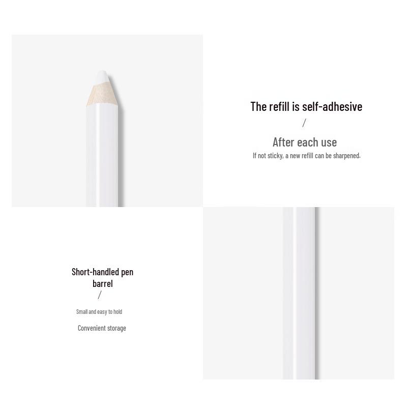 White Nail Art Rhinestone Adhesive Pencil for Pearls, Diamonds, and Phone Decoration