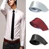 Hanyu Fashion Casual Slim Plain Mens Solid Skinny Neck Party Wedding Tie Silk Necktie