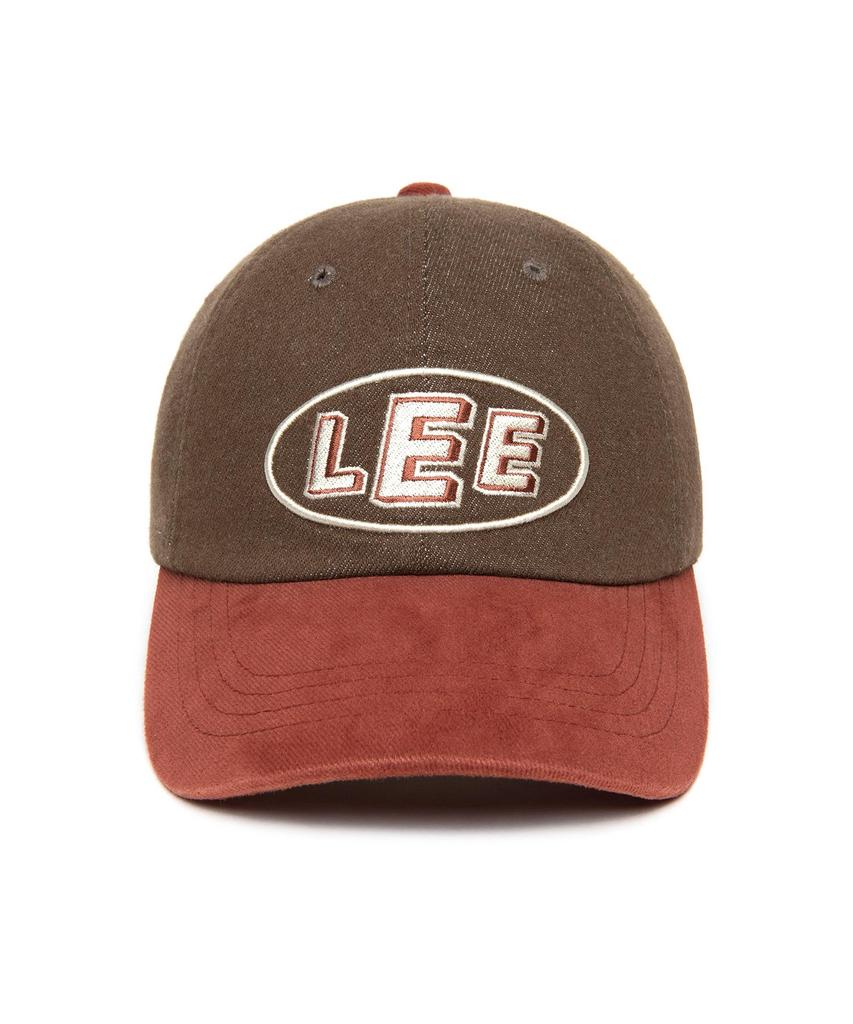 Кепка-бейсболка LEE с модифицированным овальным логотипом, коричневая