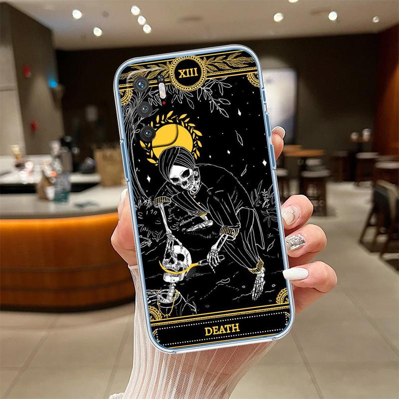 RE21 Divination Tarot Transparent Phone Case for Motorola Moto G40 G04 G05 One Ace Action  Fusion + Plus Hyper Macro Vision Zoom