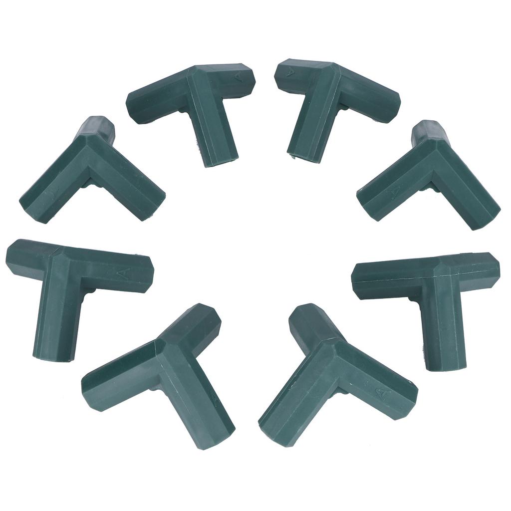 8Pcs 3-Way Plant Support Connectors Plastic Garden Climbing Stake Joint Greenhouse Accessory