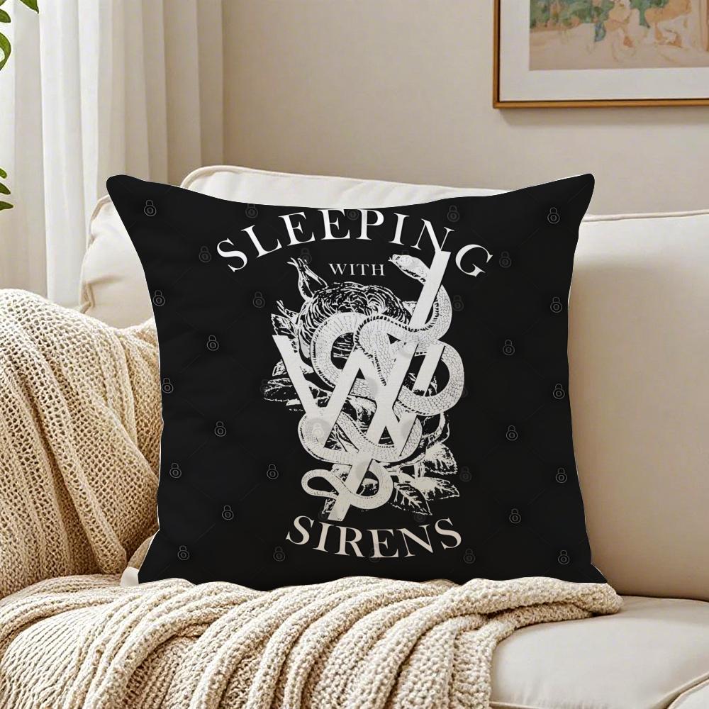 album dark SSleeping with SSirens Cushion Cover Pillowcase Antidustmite living Room Sofa Decor Cushion Room