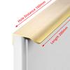 KAK Black Silver Hidden Cabinet Handles Zinc Alloy Kitchen Cupboard Pulls Drawer Knobs Bedroom Door Furniture Handle Hardware