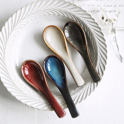 Японская печь для риса, ложка для супа, ложка для каши, домашние креативные ресторанные ложки