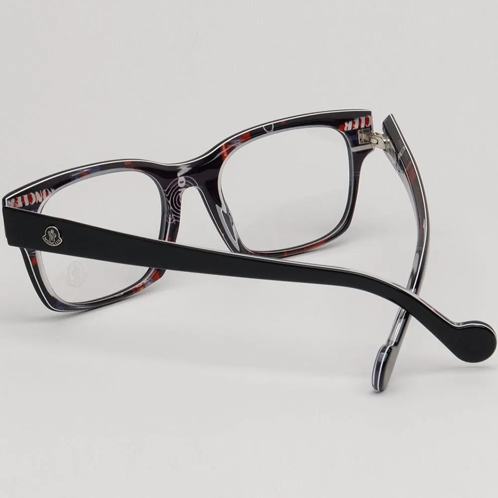 Moncler Оправы для очков ML5070 005 Черные Квадратные Роговые