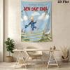 Emil i Lönneberga Tapestry, Astrid Lindgren Story Character Wall Hanging, Wall Backdrop for Bedroom Home Decor