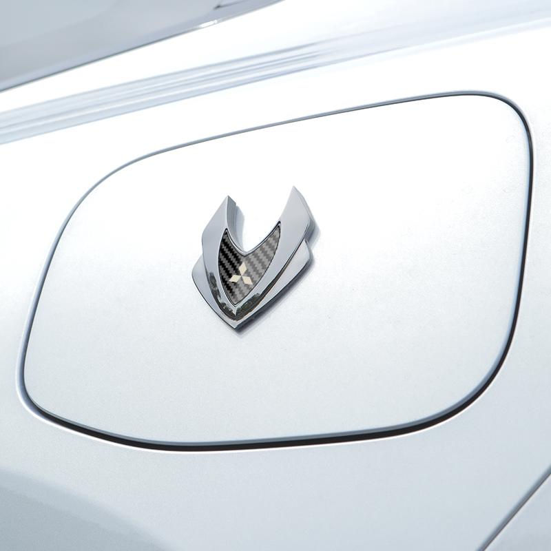 Автомобильные наклейки Эмблемы в форме щита Логотипы Наклейки Для Mitsubishi Outlander Mirage Eclipse Cross Pajero Lancer Delica Triton RALLIART
