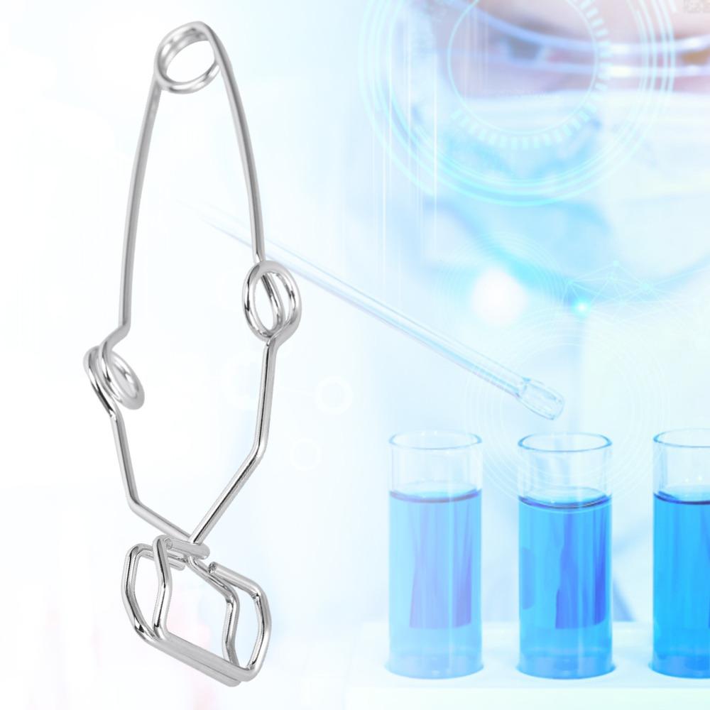 10Pcs Large Size Metal Test Tube Holder Metal Made Centrifuge Tube Clamp Laboratory Experiment
