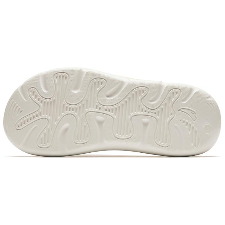 Anta Удобные прочные сандалии-слайды для мужчин, обувь белого и желтого цвета 112438523-1