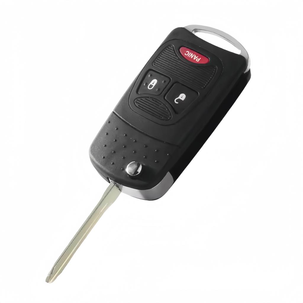 XJMYNB For Chrysler Aspen 300 Dodge Jeep Commander Grand Cherokee 2/3/4/5/6 Buttons Modified Flip Remote Car Key Shell Case