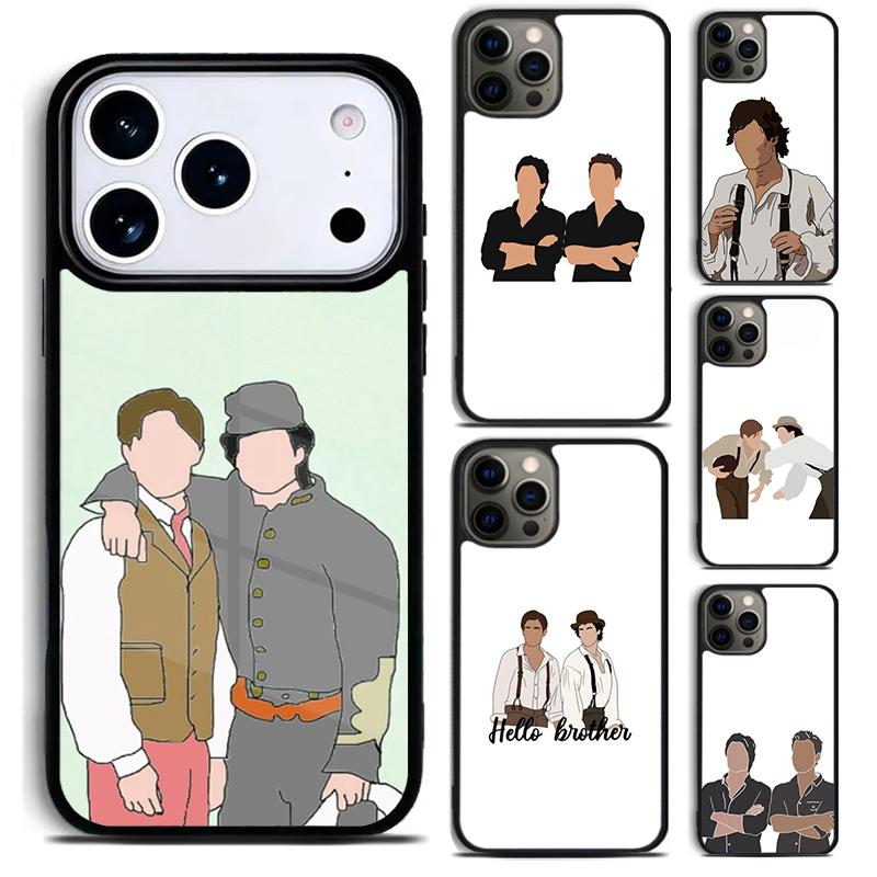 Чехол для телефона «Дневники вампира» с Дэймоном и Стефаном для iPhone 17 16 15 14 13 12 11 Pro Max Plus 17Air Мягкий силиконовый чехол