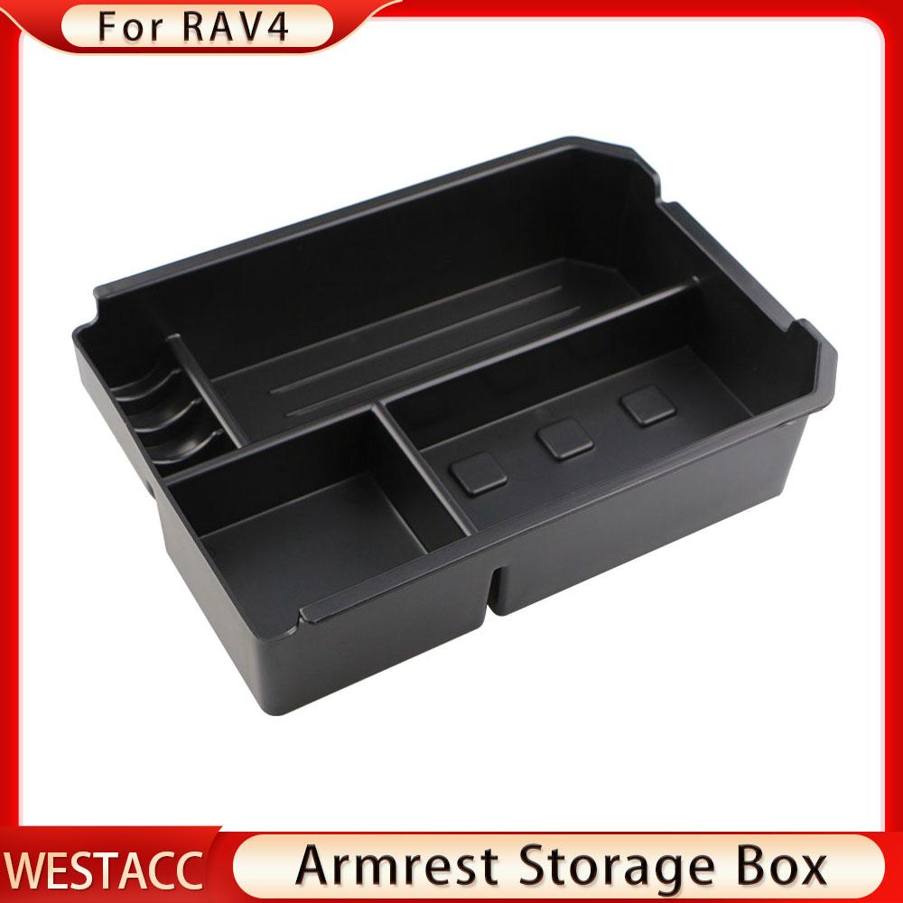 Ящик для хранения автомобильного подлокотника из АБС-пластика для Toyota RAV4 RAV 4 2013 2014 2015, центральный подлокотник, бардачок, лоток, органайзер