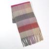 Imitation Cashmere Scarf for Women Winter Warm Thickening New Solid Color Scarf for Men Thick Tassel Woolen Scarf