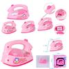 Plastic Pink Simulation Mini-Iron For Kids Pretend Play House Novelty Toy
