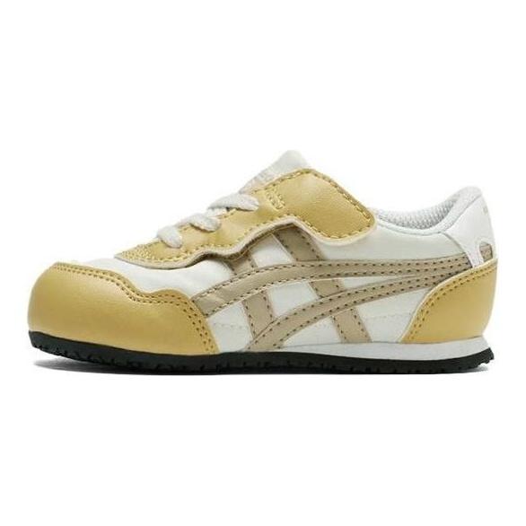 ONITSUKA TIGER Удобные Универсальные Амортизирующие Прочные Дышащие Низкие Повседневные Кроссовки Детские кроссовки Желтые 1184A086-750