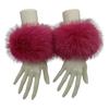 1 пара искусственных меховых напульсников, пушистые женские плюшевые манжеты, ветрозащитный тепловой аксессуар для курток и свитеров