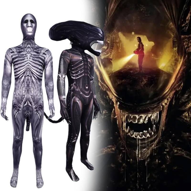 Костюм для косплея на Хэллоуин «Чужой Ромул» из высококачественной полиэфирной ткани для всех гендерных ролей