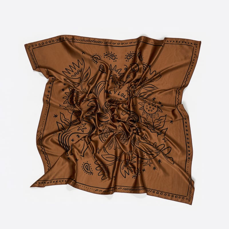 BIMBA Y LOLA BIMBA Y LOLA Двухцветный эзотерический шарф B256AIF010BRF