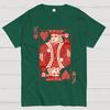 King of Hearts Valentine Shirt Matching Couple Gift Cotton Summer Casual Cool Loose T-Shirt