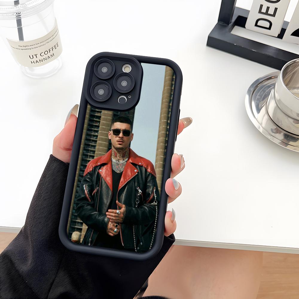 Чехол для телефона певца Зейна Малика Мягкий силикон Для IPhone 17 16 15 14 13 12 Mini 11 Pro Max Plus Защитная крышка для объектива камеры
