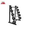 Резиновый наборный гантельный гриф для аэробики Gengtu с стойкой