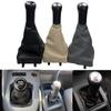 For Volkswagen VW Polo 9N 9N2 9N3 2001-2009 Manual Transmission 5/6 5/6 Speed Car Gear Shift Knob Gaiter Boot Dustproof Cover Case Collar