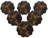IBA Indianbeautifulart Brown Engraved Knobs Wooden Wardrobe Knobs Cabinet Drawer Pull 10