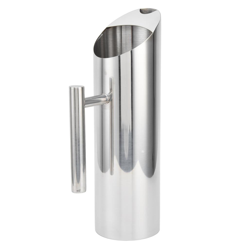 Кувшин из нержавеющей стали Прочный 304 Нержавеющая сталь Большая вместимость Эргономичная ручка Жаростойкий Обтекаемый кофейный кувшин