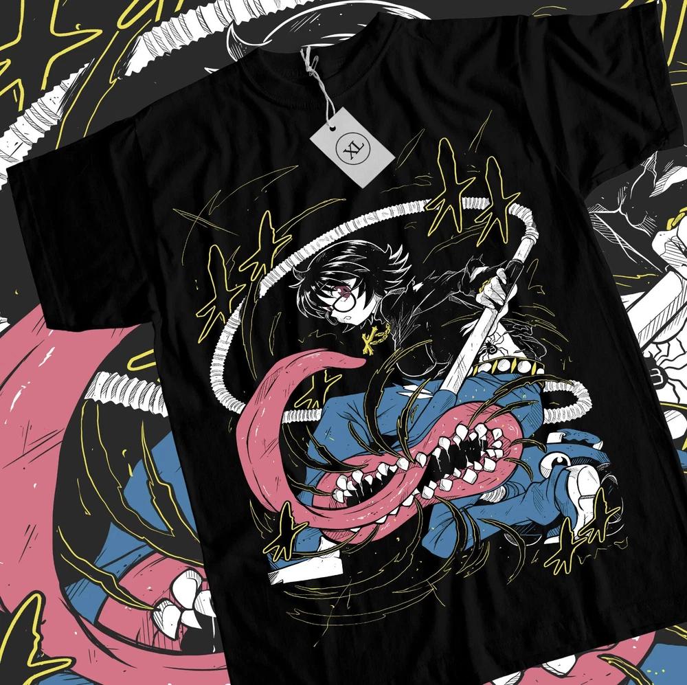 Shizuku Murasaki Tshirt Gon Killua Hunter Kawaii Anime Girl Gift Shirt Black