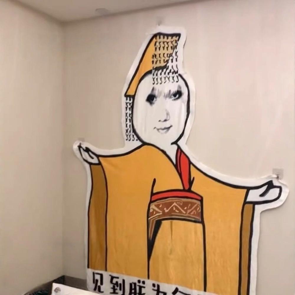 Flannel Emperor Dragon Blanket Skin-friendly Soft Chinese Meme Blanket Bed Sleep Fade-resistant Sofa Throw Blanket Living Room