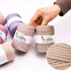 Полиэфирная пряжа для вязания крючком для DIY плетения сумок, 3 мм, моток 90 м, веревка для ручного вязания крючком.