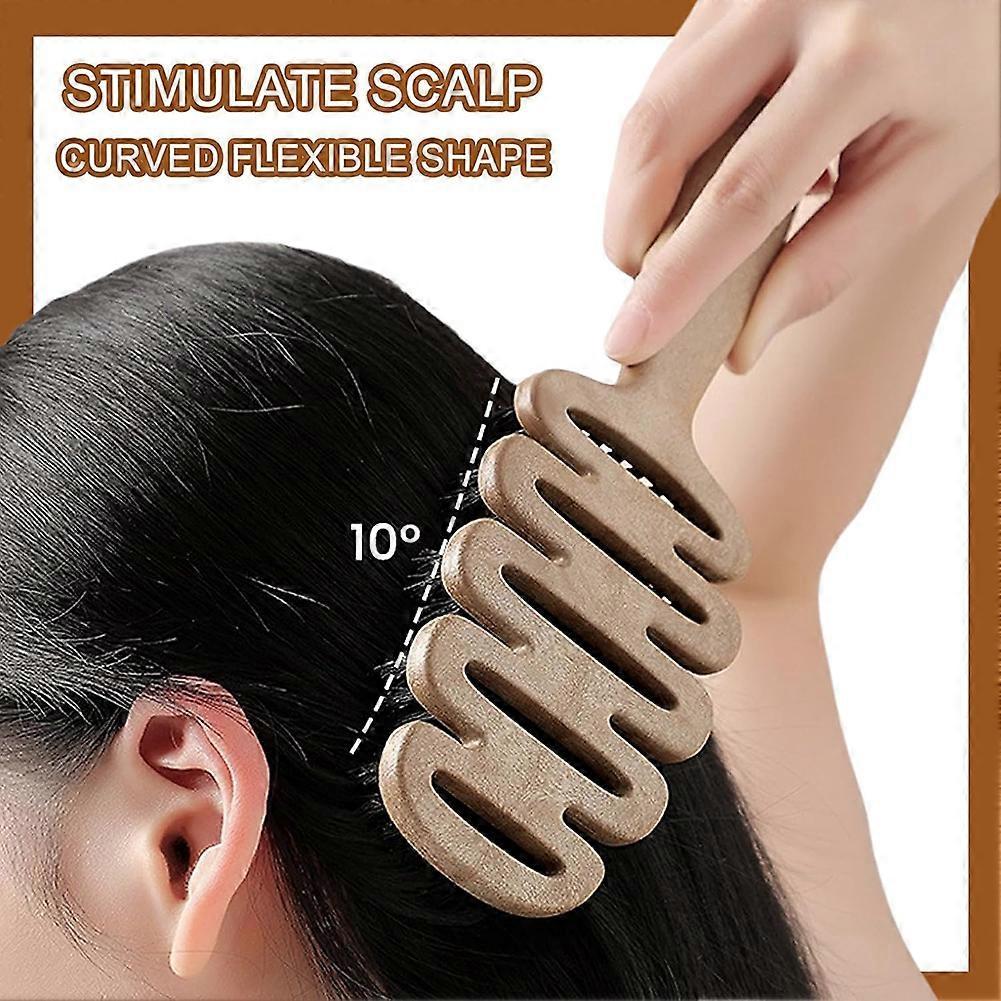 Volumizing Boar Bristle Hair Brush, Soft Natural Bristles Brush for Thin and Fine Hair, Hairbrush for Women