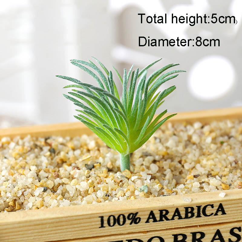 Модный унисекс зеленый креативный DIY сад имитация кактуса украшения поддельные разнообразные домашние растения искусственные суккуленты