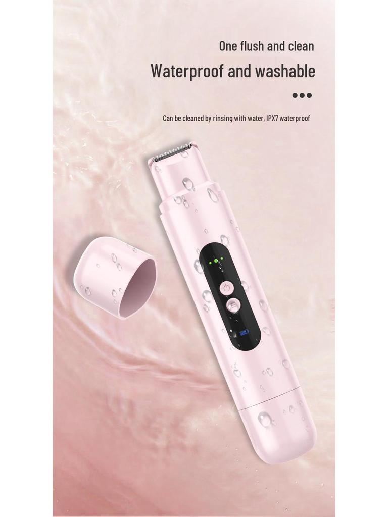 Портативный электрический триммер и бритва для интимной зоны для женщин