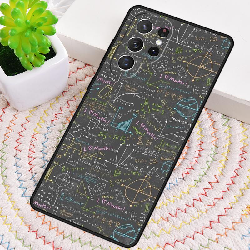 Чехол для телефона Мозги Гик Наука Математика Физика Формулы для Samsung Galaxy note 10 pro S26 Ultra S23 S24 FE S25 S21 S22 PLUS