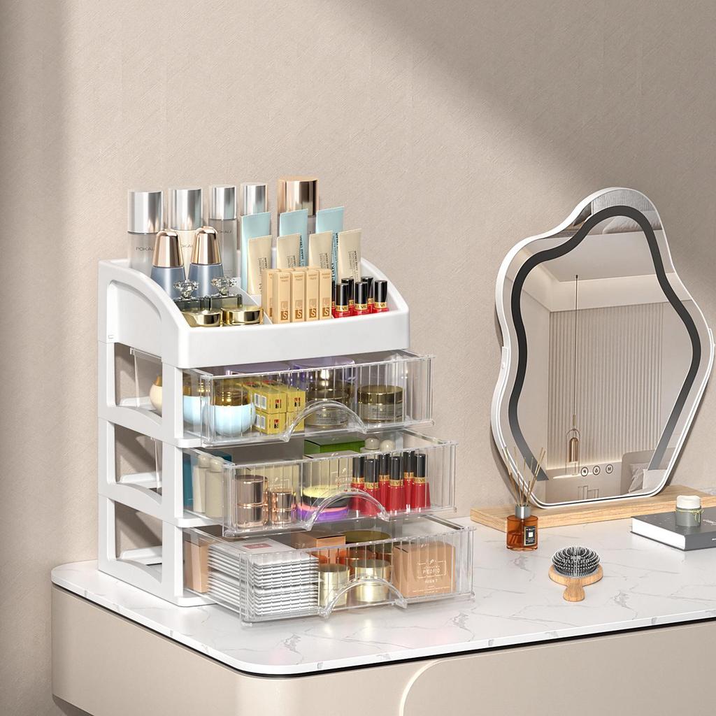 Multi-Layer Desktop Organizer: Hair Accessories, Jewelry, Cosmetics, Stationery Storage Box