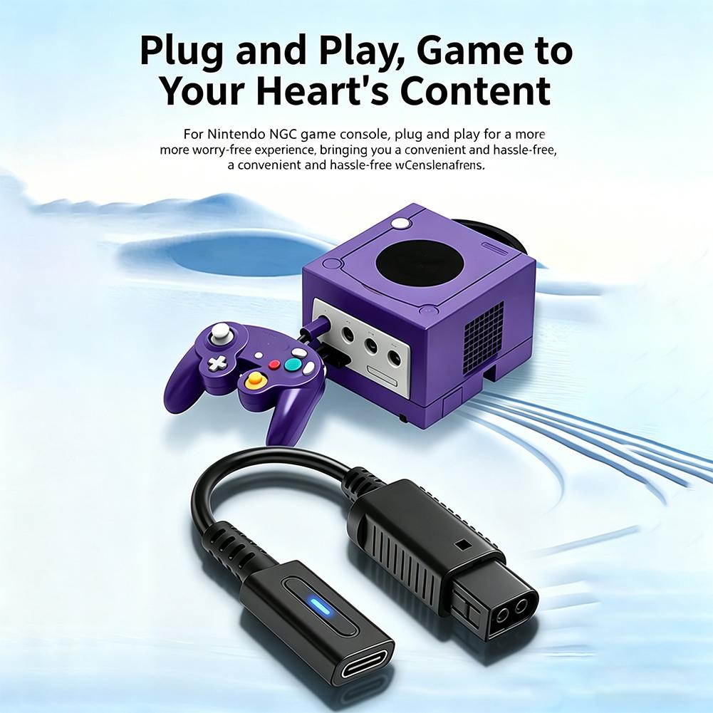 Зарядный кабель Type C PD для контроллера NGC, 45 Вт, USB C, шнур питания для Nintendo Game Cube, зарядный провод, кабель для консоли