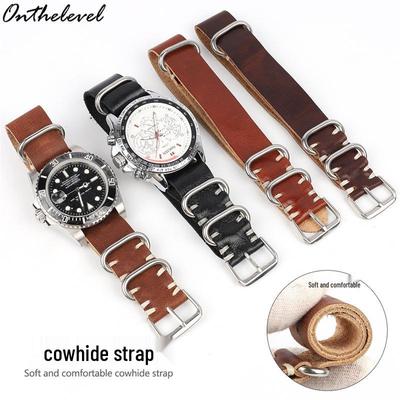 Ремешок для часов из натуральной кожи ручной работы - Премиальный ремешок из коровьей кожи