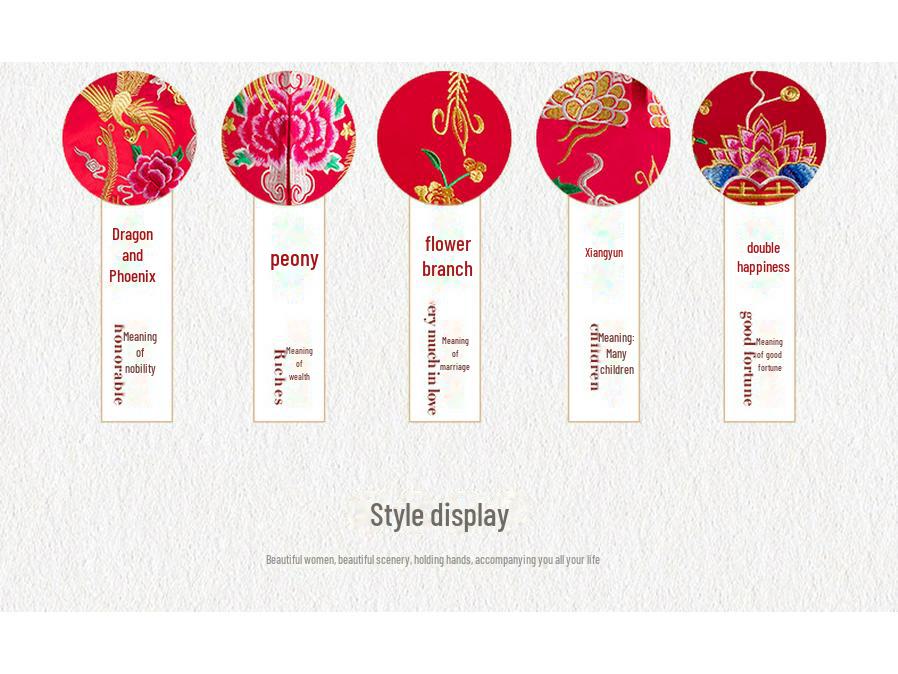 2023 Plus Size Maternity Xiuhe Bride Chinese Wedding Toast Dress - Dragon & Phoenix Gown.