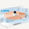 Kamera wewnętrzna do monitoringu 1080p IR Wi-Fi Bluetooth - biała