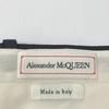 Alexander Mcqueen Black Logo Painted Pants Bottoms 50 blackUsed