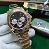 Мужские автоматические механические часы Rolex Daytona Серия 40 мм, золото и сталь