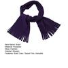 Yousheng Women Scarf Solid Color Versatile Big Long Shawl with Tassel Trim Winter Essential Scarf Fashion Accessories